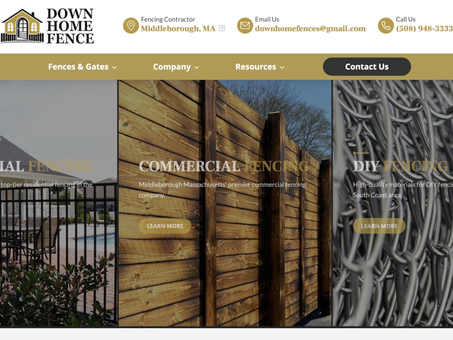 Photo of a South Eastern Massachusetts fence company
