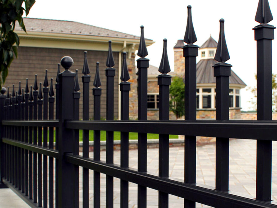 Commercial Aluminum decorative fencing in Middleborough Massachusetts