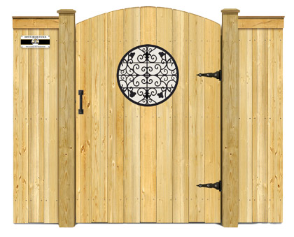 Residential residential wood gate contractor in Middleborough MA
