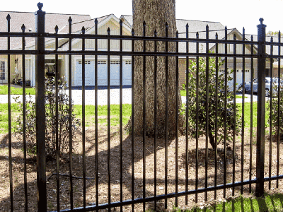 Ornamental Steel Fences installed by Down Home Fence in Middleborough MA